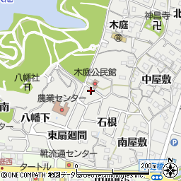 愛知県東海市富木島町（八丁ケ根）周辺の地図