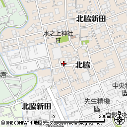 静岡県静岡市清水区北脇新田358-7周辺の地図