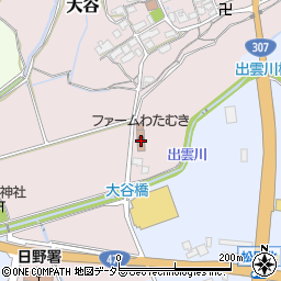 滋賀県蒲生郡日野町大谷145周辺の地図