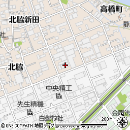 静岡県静岡市清水区北脇新田309周辺の地図