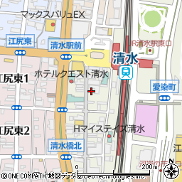 静岡県静岡市清水区真砂町2-23周辺の地図