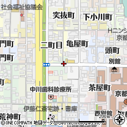 京都府京都市上京区紹巴町周辺の地図