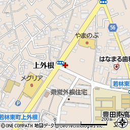 マクドナルド豊田若林店周辺の地図
