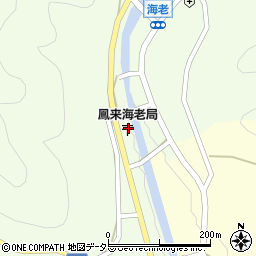 愛知県新城市海老正法寺周辺の地図