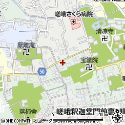 民宿嵯峨菊周辺の地図