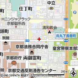 京都府京都市上京区西鷹司町15周辺の地図