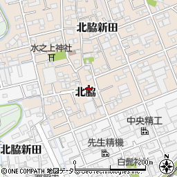 静岡県静岡市清水区北脇新田412周辺の地図