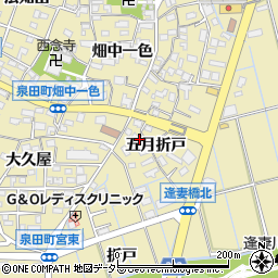 愛知県刈谷市泉田町五月折戸81-2周辺の地図