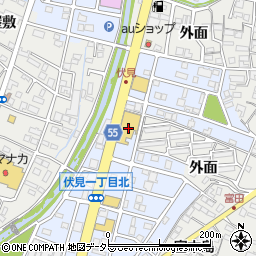 愛知トヨタＥＡＳＴ　東海富木島店周辺の地図