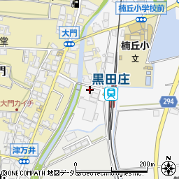 兵庫県西脇市黒田庄町岡645周辺の地図