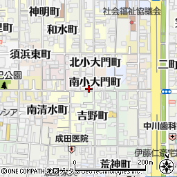 京都府京都市上京区南小大門町572周辺の地図