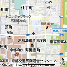 京都府京都市上京区西鷹司町6周辺の地図