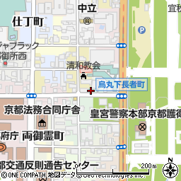 京都府京都市上京区清和院町572周辺の地図