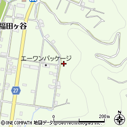 静岡県静岡市葵区福田ヶ谷周辺の地図