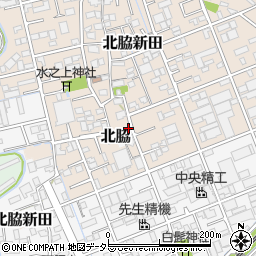 静岡県静岡市清水区北脇新田321周辺の地図