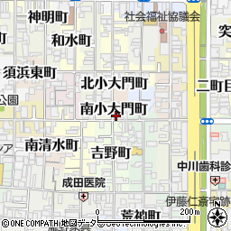 京都府京都市上京区南小大門町575周辺の地図