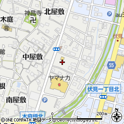 愛知県東海市富木島町（前田面）周辺の地図