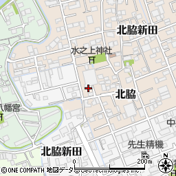 静岡県静岡市清水区北脇新田358-4周辺の地図