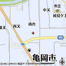 京都府亀岡市大井町並河南台周辺の地図