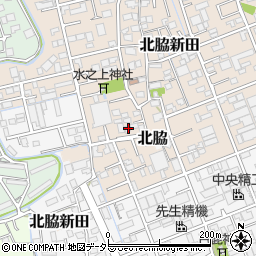 静岡県静岡市清水区北脇新田361周辺の地図