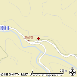 浄妙寺周辺の地図