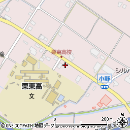 ファミリーマート栗東小野店周辺の地図