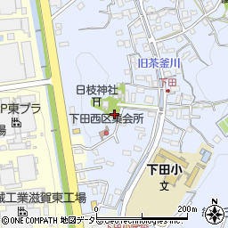 滋賀県湖南市下田3258周辺の地図