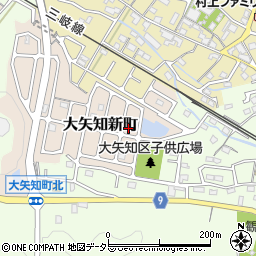 三重県四日市市大矢知新町3-5周辺の地図