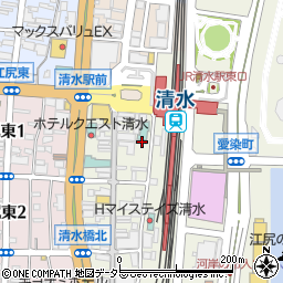 静岡県静岡市清水区真砂町2-6周辺の地図