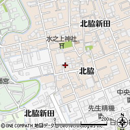 静岡県静岡市清水区北脇新田358-2周辺の地図