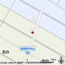 愛知県豊田市駒場町美合17周辺の地図