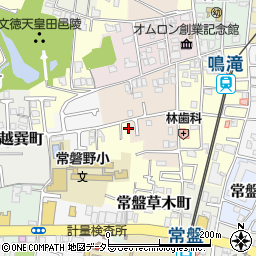 京都府京都市右京区常盤草木町17-4周辺の地図