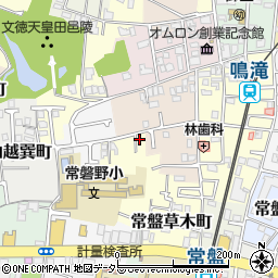 京都府京都市右京区常盤草木町17-3周辺の地図