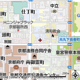 京都府京都市上京区西鷹司町11周辺の地図