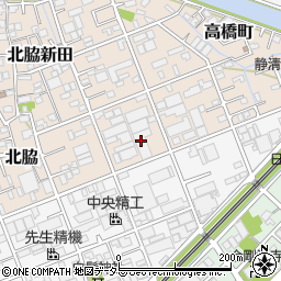 静岡県静岡市清水区北脇新田293周辺の地図