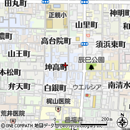 京都府京都市上京区坤高町87周辺の地図