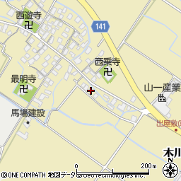 滋賀県草津市木川町280-5周辺の地図