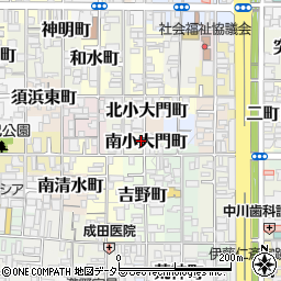 京都府京都市上京区南小大門町567周辺の地図