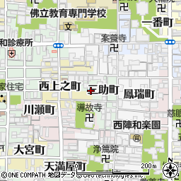 京都府京都市上京区三助町280-16周辺の地図
