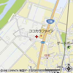静岡県伊豆の国市白山堂543周辺の地図