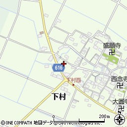 三重県三重郡菰野町下村1706-1周辺の地図