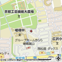 京都府京都市右京区嵯峨新宮町30-4周辺の地図