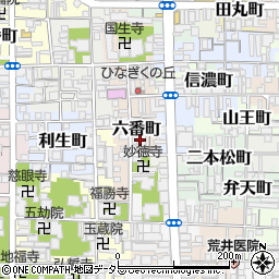 大通院周辺の地図
