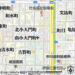 京都府京都市上京区猪熊二丁目364周辺の地図
