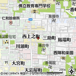 京都府京都市上京区三助町280-33周辺の地図