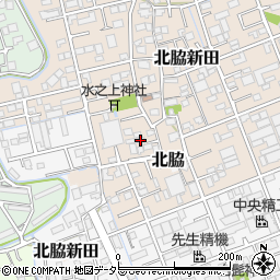 静岡県静岡市清水区北脇新田362周辺の地図