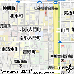 京都府京都市上京区猪熊二丁目543周辺の地図