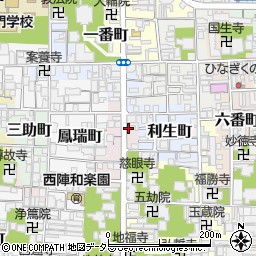 丹後陸送京都支店周辺の地図