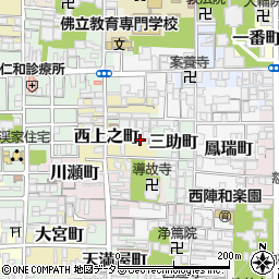 京都府京都市上京区三助町280-32周辺の地図