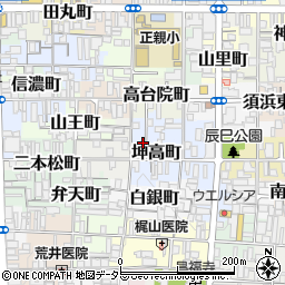 京都府京都市上京区坤高町65周辺の地図